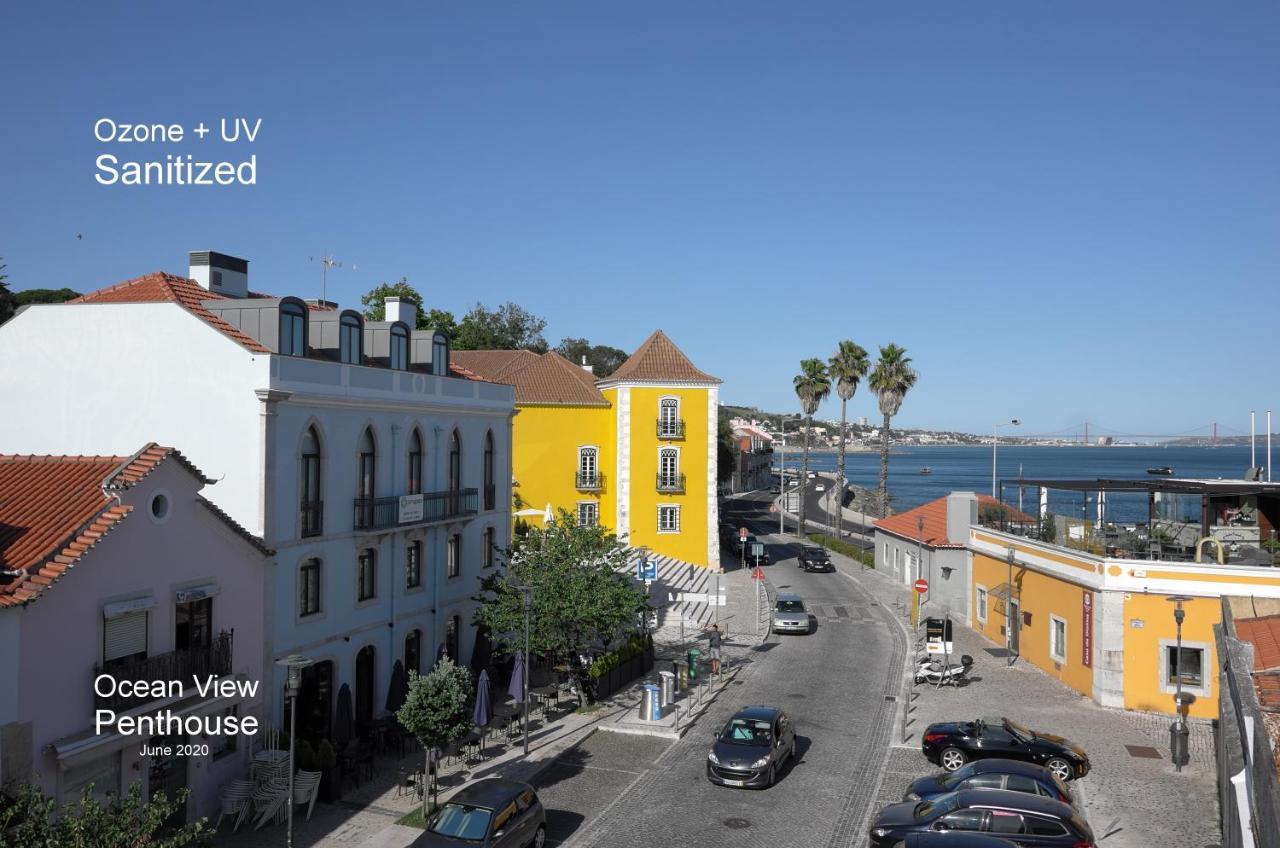 Ocean View Penthouse Apartment Paço de Arcos Екстериор снимка